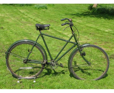 *Humber Ltd. X-Frame Gentleman's Roadster. Dating circa 1926, and possessing a 24-inch frame indistinctly numbered 5(?)6962, 