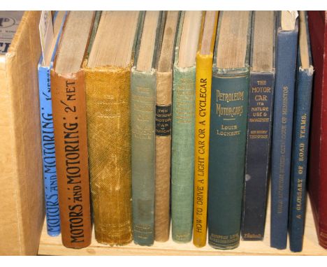 Self Help Books. The Motor Car - its Use and Management, by Sir Henry Thompson,  106pp; A Glossary of Road Terms by H, Percy 