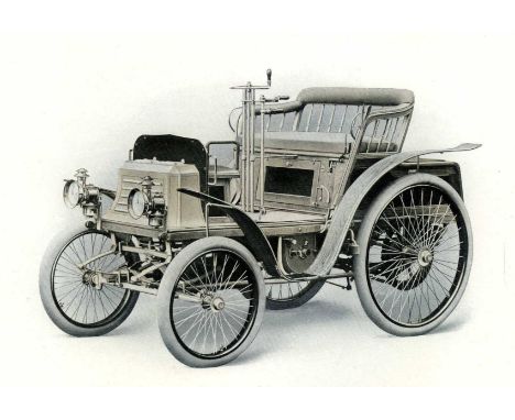 BENZ & Cie, of Mannheim - 1911/12. A promotional 100pp square-backed book,  not only outlining the history of the 'Benz Wagen