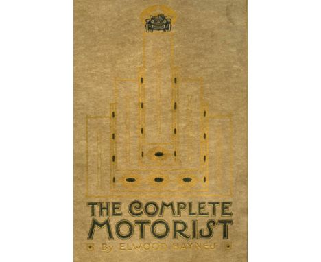 Elwood Haynes - The Complete Motorist. A privately printed history and publicity book discussing the design of the 1894 'Pion