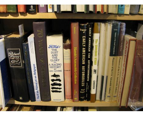 American Motoring History. A selection of 15 volumes, all but one hardbacks,  most of which are excellent copies in their DJs