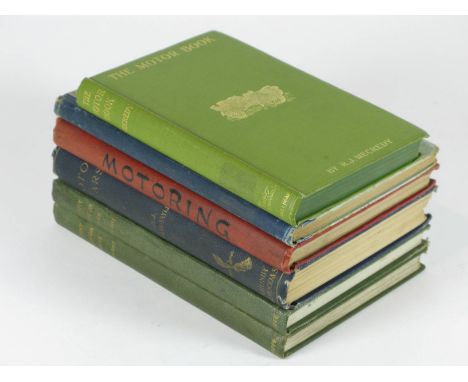 Early Motoring. Hardback 8vo volumes, comprising: Light Motor Cars and Voiturettes, by John Henry Knight, 1st ed, 1902,  69 t