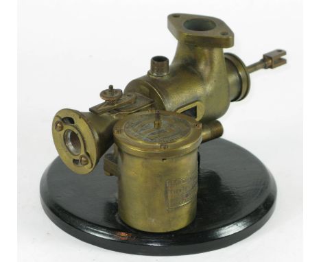 *A Carburettor by Tirer & Martin Ltd., of London. Dating circa 1908,  the bronze carburettor possesses its float chamber, air
