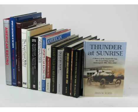 American Racing. Fifteen hardbacks, all but the last two 1st eds,  and all in excellent condition in their DJs where issued, 