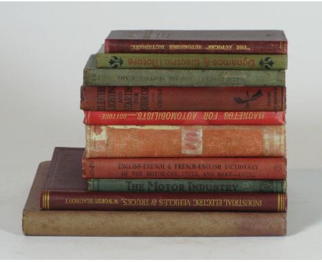 Dynamos & Electric Motor Books. A good selection of early hardback titles,  all in good condition except where noted, and com