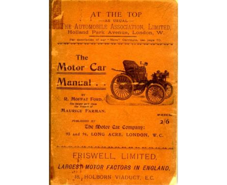 Motor Cars and the Application of Mechanical Power to Road Vehicles by Rhys Jenkins, 1st ed, 1902.  A large 8vo hardback volu
