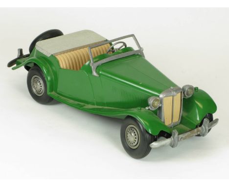 *An M.G. TD 1:16th Scale Model by The C. W. Doepke Manufacturing Co., Inc. Dating circa 1954,  this green (dip-painted) examp