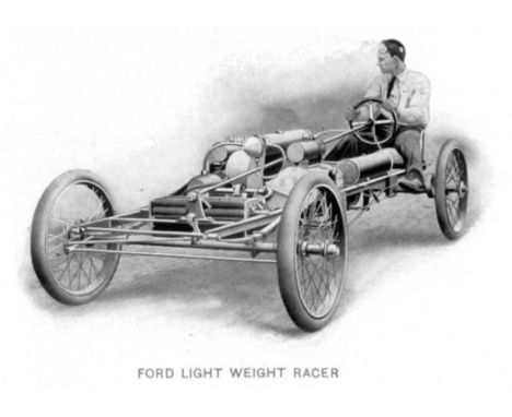 Ford Motor Co. A brochure dated 1906,  24pp with a brown paper cover, illustrating the Models K, N, F and Runabout and illust