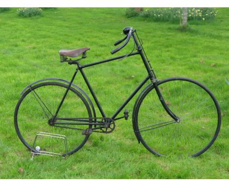 *A circa 1893 Diamond-Framed Bicycle. Originally a cushion-tyred machine, but now nicely fitted with solid tyred rims, 28-inc