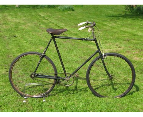 *A c1898 'Eadie Fittings' Road Racer. Having a 26-inch frame with a sloping top tube, 15-inch handlebars with 1-inch section 