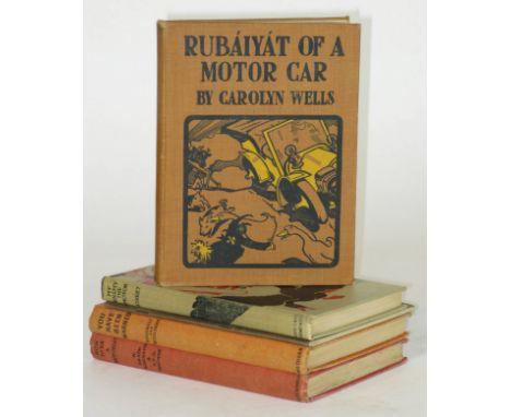 Motoring Illustrators. Four uncommon 8vo hardbacks in decorated cloth,  comprising: How to be a Motorist, by Heath Robinson &
