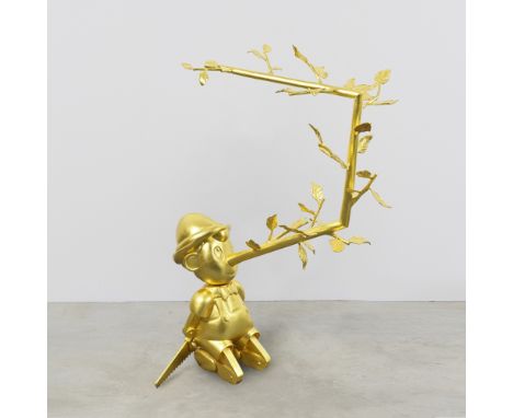 HUBERT LE GALL (1961)Liseuse Pinocchio Tricheur2015 Pièce unique Signée 'Le Gall', datée '2015', numéroté '1/1' et avec le ca