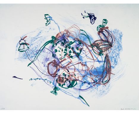 δ Jadé Fadojutimi (b.1993)A Tidal Wave Of PerceptionLithograph printed in colours, 2021, signed in pencil, numbered from the 