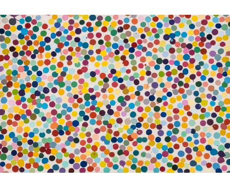 δ Damien Hirst (b.1965)But the Darkness's a Blot, 2016, from The CurrencyEnamel paint on paper, 2016, signed, titled, dated, 