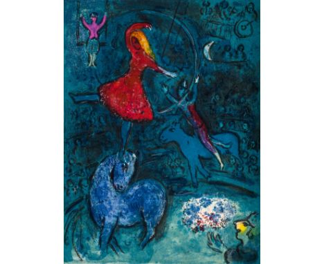 δ Marc Chagall (1887-1985)Plate 6, from Le Cirque (Cramer 68; Mourlot 493)Lithograph printed in colours, 1967, from the editi