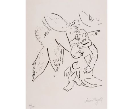 δ Marc Chagall (1887-1985)Isiah Divinely Inspired (Cramer 25; Mourlot 146)Lithograph, 1956, signed in pencil, numbered from t