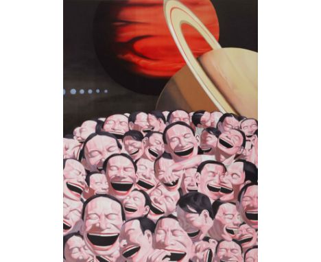 ** Yue Minjun (b.1962)Starry Night, from Snatched Ecstasy collectionLithograph printed in colours, 2009, with the artist's st