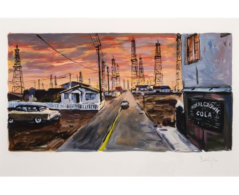 Bob Dylan (b.1941)Oil Rigger's Shack, from The Beaten Path seriesGiclée in colours, 2017, signed in pencil, numbered from the