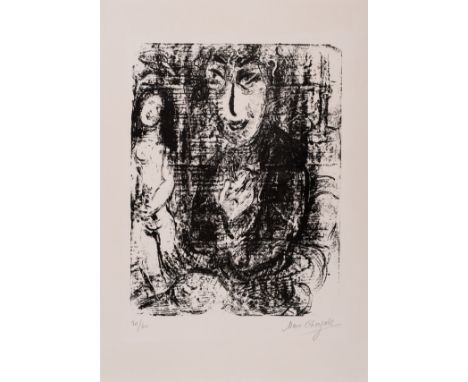 δ Marc Chagall (1887-1985)Painter and Model (Cramer 56; Mourlot 403)Lithograph, 1963, signed in pencil, numbered from the del