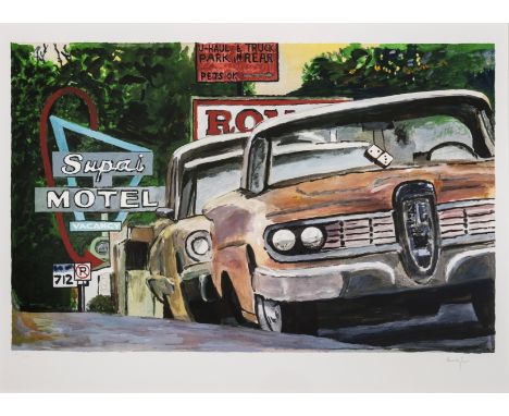 Bob Dylan (b.1941)Classic Car Show, Cleveland, OH., from The Beaten Path seriesGiclée in colours, 2016, signed in pencil, num