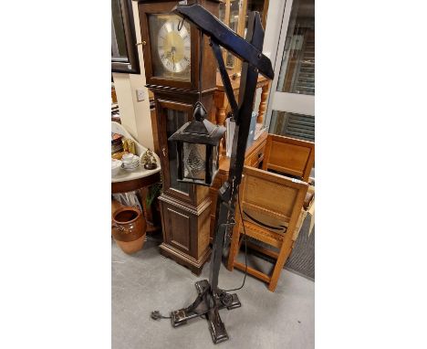Vintage Arts&amp; Crafts Lamplighter Style Ratchet Lamp