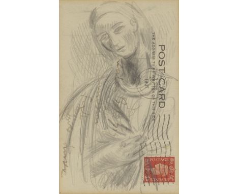 Duncan Grant (British, 1885-1978)Postcard to Quentin Bell pencil on card14 x 9cm (5 1/2 x 3 9/16in).Footnotes:ProvenancePaul 