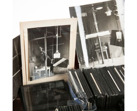 LARGE COLLECTION OF 19TH CENTURY MAGIC LANTERN SLIDES
mainly with views of street lamps and gas lamps at night, some with des