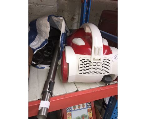A 1800W electric cylinder vac cleaner with tools 