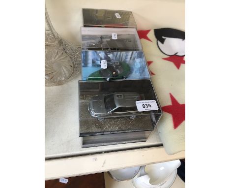 Eight boxed 007 model cars 