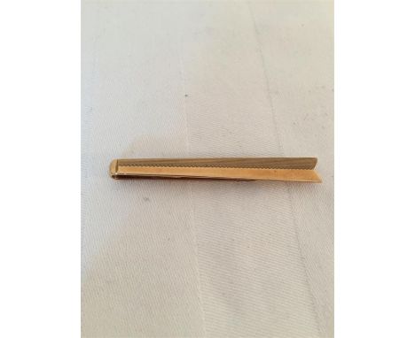 9kt Gold tie bar