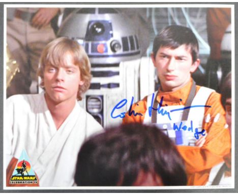 Star Wars - Colin Higgins (D. 2012) - scarce Official Pix Star Wars Celebration IV official autographed 8x10" colour photogra
