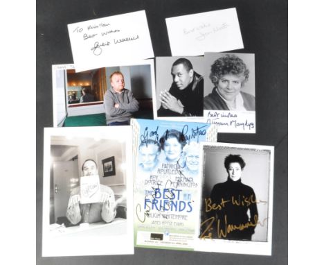 British Comedy - Autographs - a collection of assorted British Comedy related autographs - all signed photos, to include; Joh