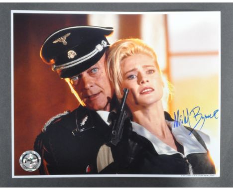 Indiana Jones - The Last Crusade - Michael Byrne (Vogel) - autographed 8x10" Official Pix colour photograph from the movie. S