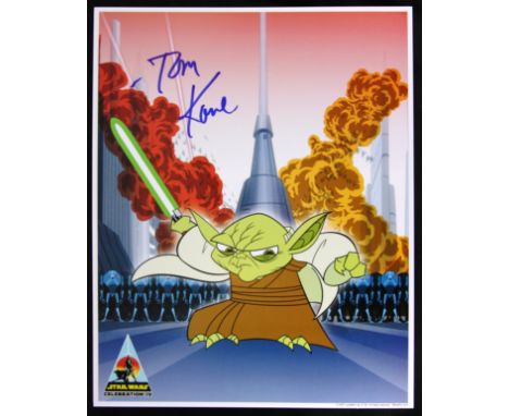 Star Wars - The Clone Wars - Tom Kane (Yoda Voice Actor) -&nbsp;signed Official Pix Star Wars Celebration IV 8x10", autograph