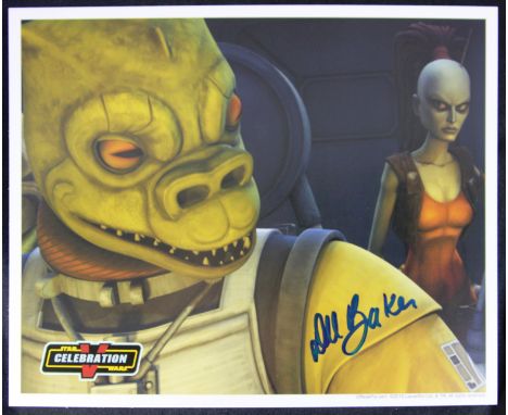Star Wars - The Clone Wars - Dee Bradley Baker (Voice Actor) - Official Pix autographed Star Wars Celebration V signed 8x10" 