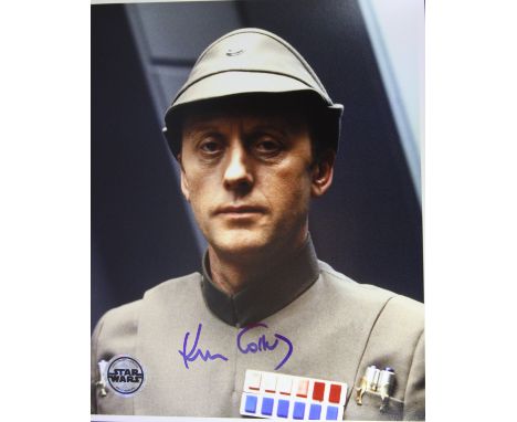 Star Wars - Ken Colley (Admiral Piett) - Official Pix autographed 8x10" colour photograph from Empire Strikes Back. Signed ne