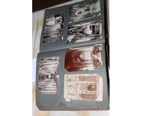 Vintage postcard album inc Thornwick Bay Shores (some by Spurr's Series), Thorpe Hall the Terrace, Thorpe Hall Shores, Wearda