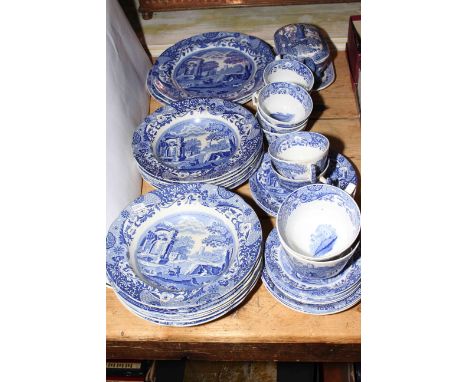 Collection of Copeland Spode Italian, approximately thirty five pieces.