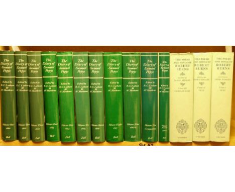 LATHAM, Robert & Matthews, William [edits] The Diary of Samuel Pepys : 11 vols [inc. index], cloth in d/ws, 8vo, 1971--83. Wi