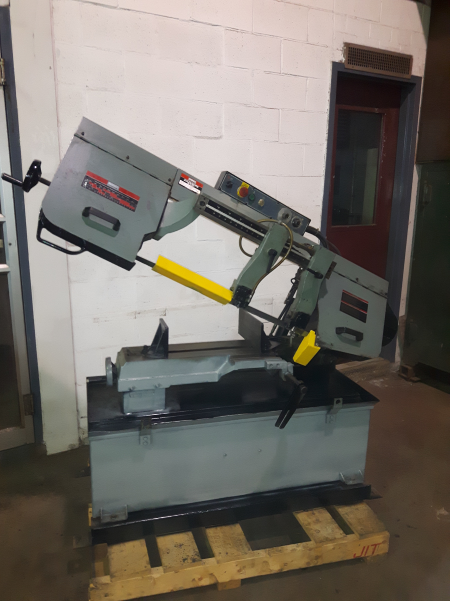 KING HORIZONTAL BAND SAW MODEL KC 2262, 10"X 16", 1” BLADE, W/COOLANT