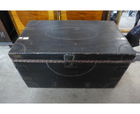 A Victorian steamer trunk