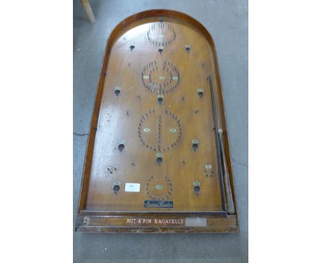 A Jaques bagatelle board
