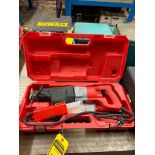 Milwaukee Sawzall, 120 V, 12 AMP, 0-2500 SPM, w/ Spare Blades