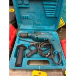 Makita HP1501 Rotary Hammer, 115 V, 5 AMP, 1/2" Max. Steel, 9/16" Max. Concrete