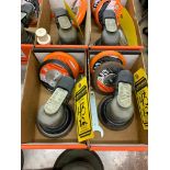 (2) Dynabrade 5" Random Orbital Sanders, 12,000 RPM