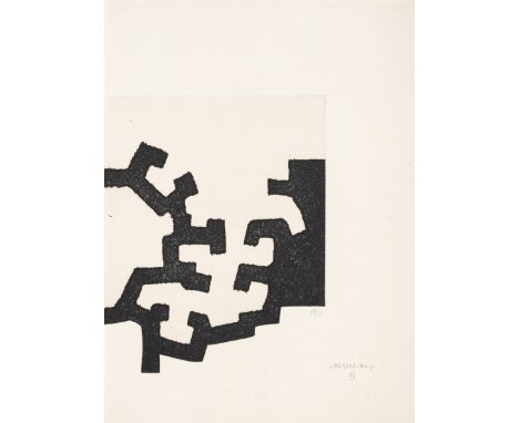 Eduaordo Chillida (1924-2002)Plate I, from Adoraci&oacute;n (Koelen 77007)Etching, 1977, signed in pencil, numbered from the 