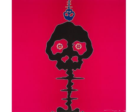 Takashi Murakami (b.1962)Time Bokan - PinkOffset lithograph printed in colours, 2006, signed in silver ink, numbered from the