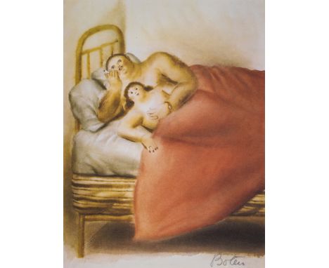Fernando Botero (1932-2023)Lussuria (Lust)Offset lithograph printed in colours, 1978,&nbsp; signed in pencil, numbered from t