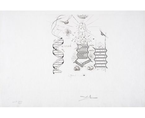 Salvador Dalí (1904-1989) L'immortalité de l'impérialisme génétique, from Dix recettes d'immortalité (Field 73-20C; M&L 570a)