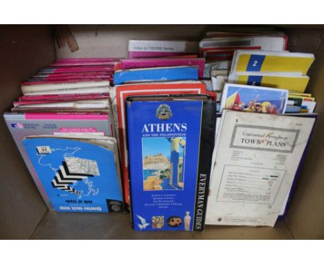 A GOOD SELECTION OF PRINTED MAPS VARIOUS, to include ordnance survey 